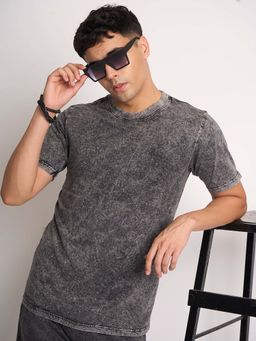 Bene Kleed - Grey Solid Regular T-shirt