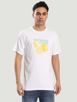 Bene Kleed - White Printed Regular T-shirt