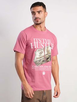 Bene Kleed - Pink Printed Regular T-shirt