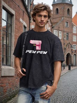 Bene Kleed - Grey Printed Regular T-shirt