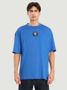 Bene Kleed - Blue Solid Oversized T-shirt