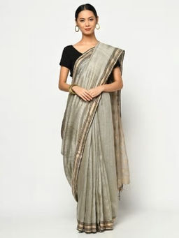 Fabindia - Silk Matka Jamdani Sari