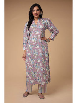 Zari Jaipur - Cotton Woven Unstitched Fabric Kurta and Bottom (Set of 2)