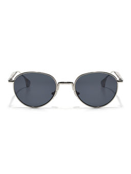 Voyage - Unisex Grey Lens Round Polarized Sunglasses- 01MG (53)