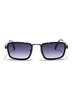 Voyage - Unisex Purple Lens Rectangle Polarized Sunglasses- C532 (56)
