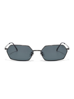 Voyage - Unisex Grey Lens Hexagonal Polarized Sunglasses- V3728 (58)