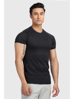 FUAARK - Sculpt Sports and Gym T-Shirt for Men (Black)