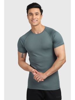 FUAARK - Sculpt Sports and Gym T-Shirt for Men (Forest Green)