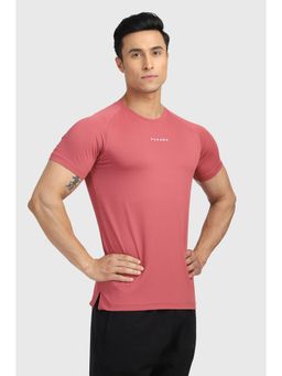 FUAARK - Sleek Sports and Gym T-Shirt for Men Deep Red