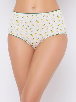 Clovia - Cotton Spandex High Waist Outer Elastic Hipster Panty