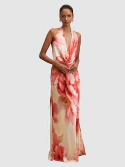 Forever New - Multi-Color Floral Cowl Neck Dress