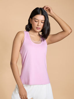 Kica - Feather Feel Sleeveless Tank Top For Gym And Training