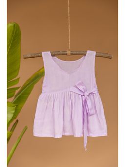 Mamarill - Lavender Cotton Sleeveless Dress