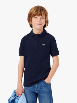 Lacoste - Blue Cotton Half Sleeves Polo T-Shirt