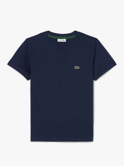 Lacoste - Blue Cotton Half Sleeves T-Shirt