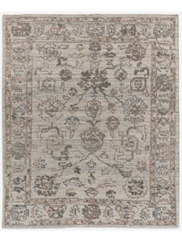 Neu Looms - Neu Loom Hand-Knotted Modern Rug for Living Room, Bedroom| 8'x10' l Grey