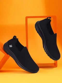 LIBERTY - Leap7x GHD-89E Black Sports Walking Shoes for Men