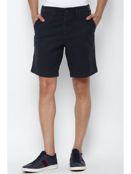 American Eagle - Navy Blue Solid Shorts
