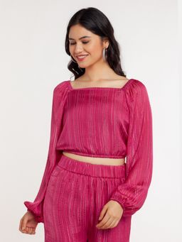 Zink London - Womens Pink Stripe Top