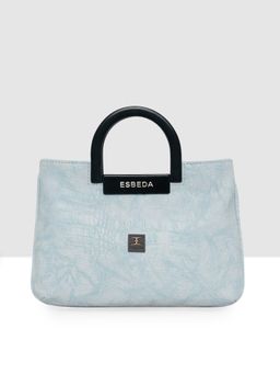 ESBEDA - Blue Color Croco Embossed Handbag For Women