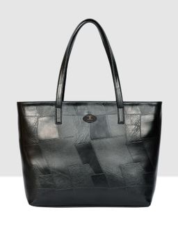 ESBEDA - Black Color Embossed Texture Handbag For Women