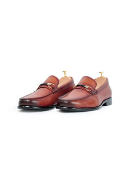 Vantier - Glen Horsebit Brown Loafers Slip-On
