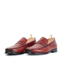 Vantier - Adam Penny Brown Loafers Slip On