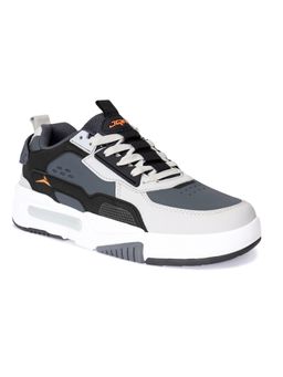 JQR - SIGNATURE Grey And Black Men Sneakers