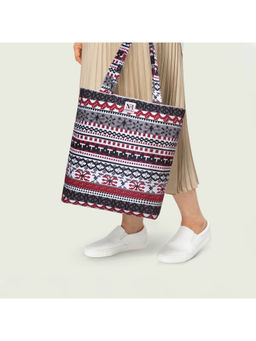 NFI Essentials - Tote Bag For Women With Zip, Stylish Polyester Canvas Blend Handbag