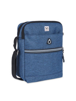 NFI Essentials - Small Unisex Sling and Cross Blue Body Bag for Travelling Blue