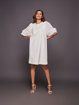Deepika Arora - White Shift Dress