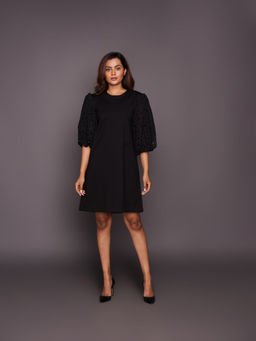 Deepika Arora - Black Shift Dress