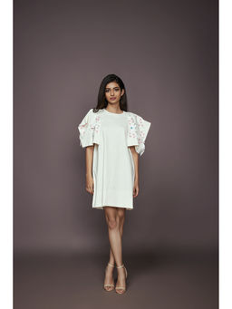 Deepika Arora - Shift Dress - White