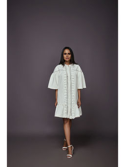 Deepika Arora - A-line Dress - White