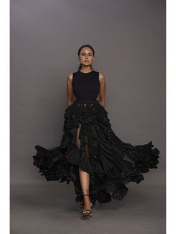 Deepika Arora - Backless Dress - Black