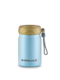 Freelance - Bolt Vacuum Insulated Stainless Steel Flask, Water Travel Bottle, 300 ml, Blue