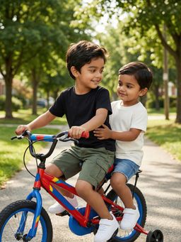 Nautinati - Boy's 100% Cotton Solid Essentials Crew Neck T-Shirt (Pack of 2)