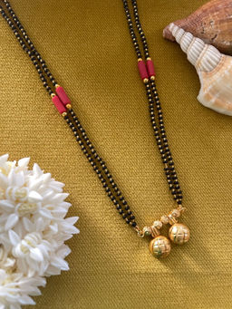 Digital Dress Room - Simple Style Trendy Vati Pendant Mangalsutra