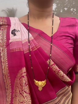 Digital Dress Room - Long Mangalsutra Tanmaniya Vati Pendant