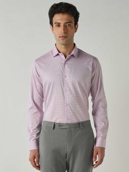 Reid & Taylor - Menswear Topwear Purple Shirt