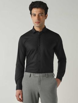 Reid & Taylor - Menswear Topwear Black Shirt