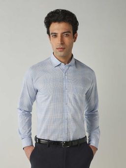 Reid & Taylor - Menswear Topwear Blue Shirt