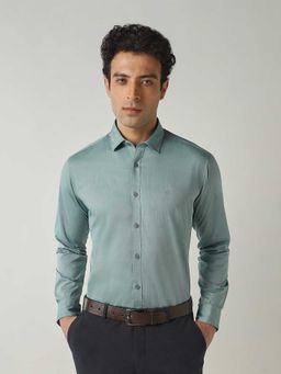 Reid & Taylor - Green Menswear Topwear Shirt