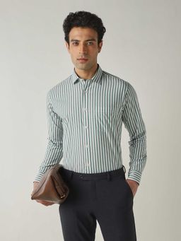 Reid & Taylor - Green Menswear Topwear Shirt