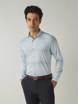 Reid & Taylor - Sky Blue Menswear Topwear Shirt