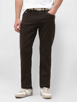 U.S. Polo Assn. Denim Co. - Men's Harold Slim Straight Fit Brown Jeans