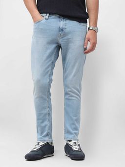 U.S. Polo Assn. Denim Co. - Men's Henry Tapered Cropped Fit Blue Jeans