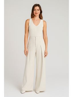 Cider - Tie Back Pleated Wide Leg Jeans