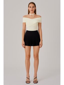 Cider - Solid Off Shoulder Bodysuit