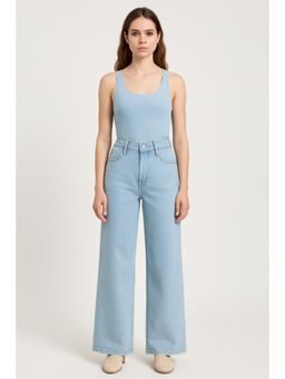 Cider - Denim High Waist Wide Leg Jeans